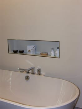  Interior of a bathroom in new house
