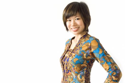 Asian women in batik