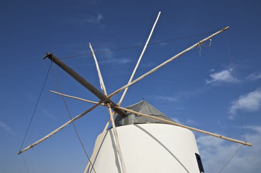 Old windmill in Castro Marim, Algarve, Porugal