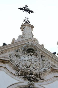 white church steeple
