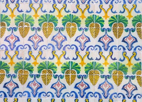 Traditional ancient ceramics. Lisbon, Portugal