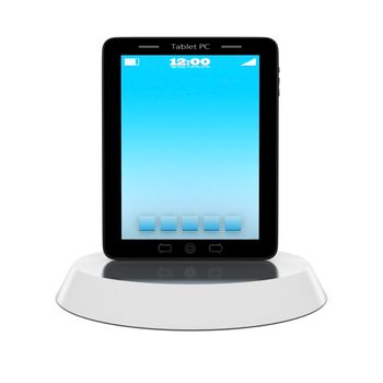 3D image of the beautiful icons on white background