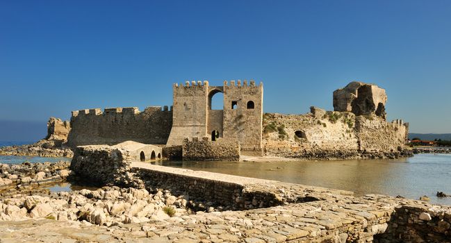 Picture of the medieval fortress at Methoni, southern Greece