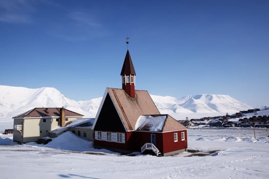 The Lutheran State Church in Longyearbyen, Norway