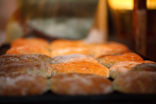 fresh bread just comed out of stove