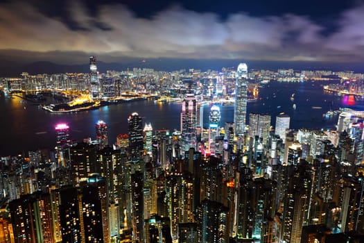 Hong Kong at night