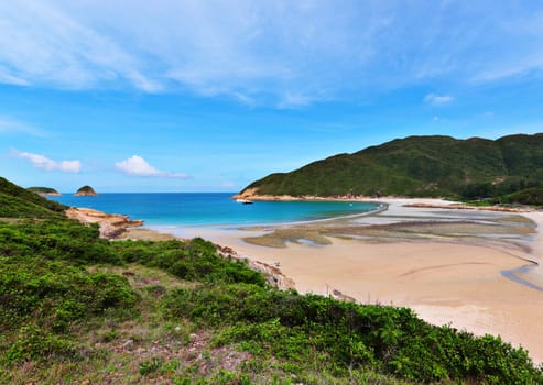 Sai Wan bay in Hong Kong