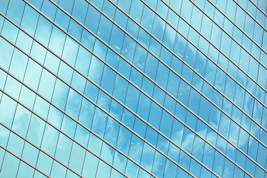 office building glass wall