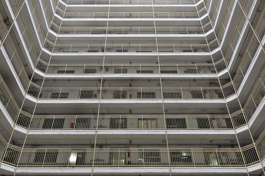 public apartment block in Hong Kong