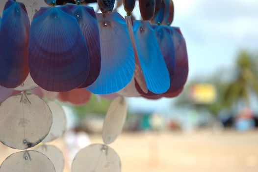 decoration lamp made from sea shell
