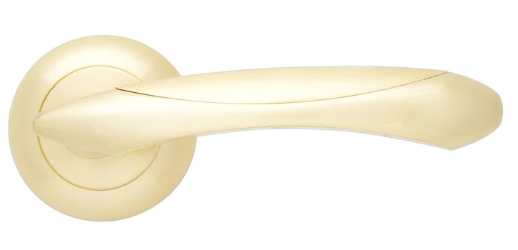 Brass Door handle Satin