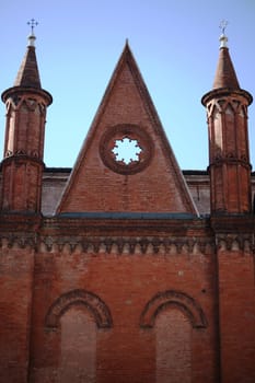 Church facade, details