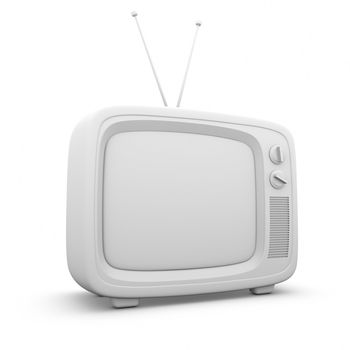 3D rendered Retro TV