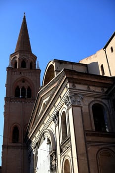 St Andrew's bell tower, Mantua, Italy