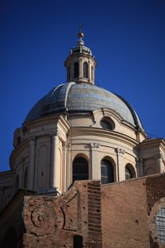 St Andrew's dome, Mantua, Italy