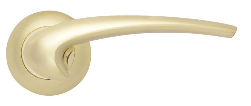 Brass Door handle Satin