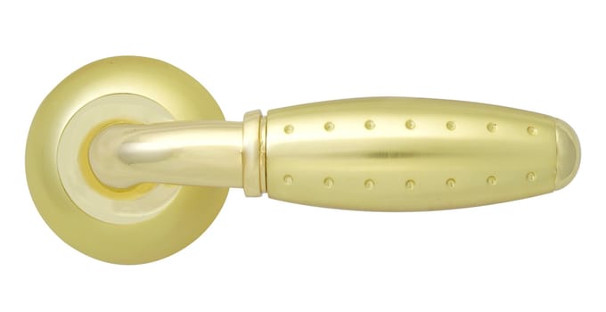 Brass Door handle Satin