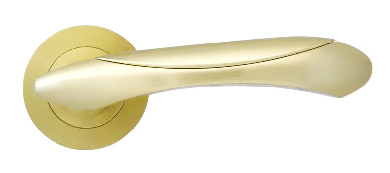 Brass Door handle Satin