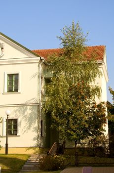 old house in summer