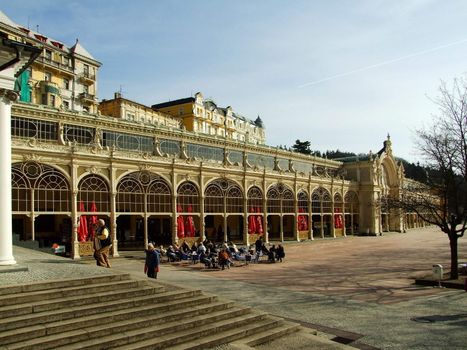 Wandelhalle in Marienbad in Tschechien
