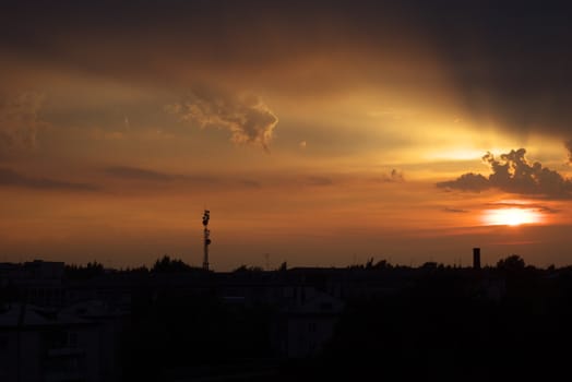 photo the most beautiful sunset