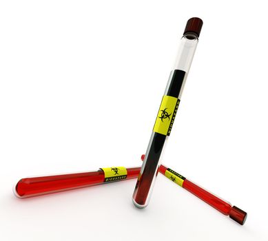 Some scientific biohazard tube testing