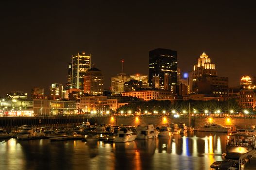 Old Port of Montreal by night