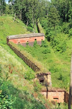 Historical military fortifications from the wartime