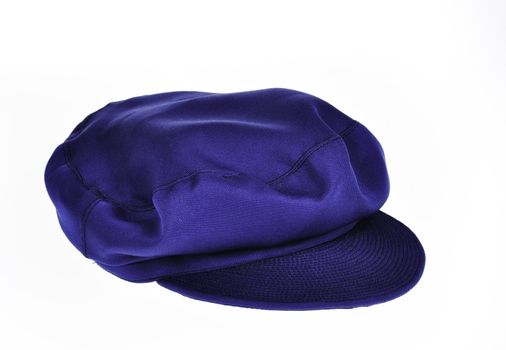 A traditional blue chinese hat generally worn by the communist party