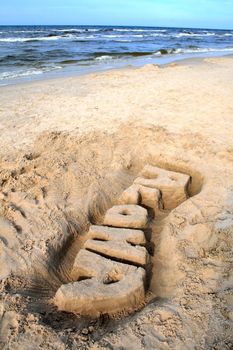 Aloha on the beach
