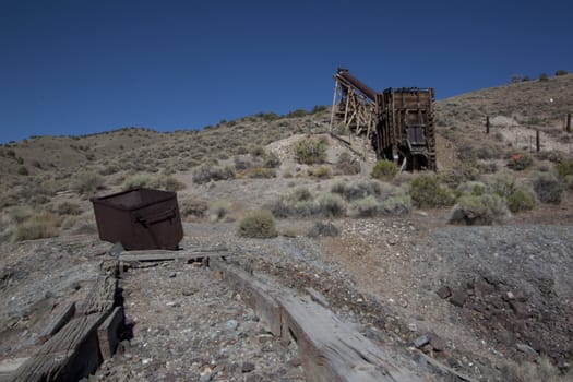 an old abandoned mine