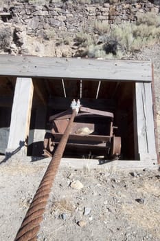 an old abandoned mine