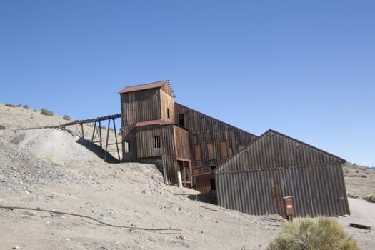 an old abandoned mine