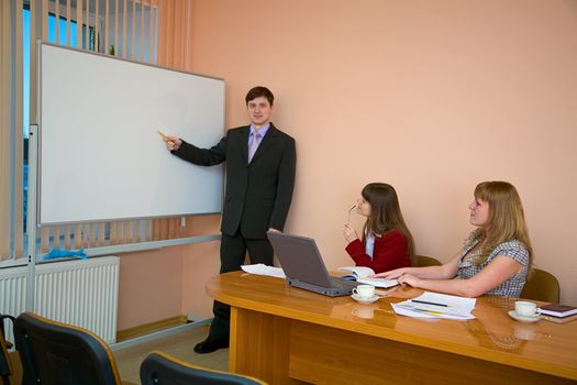 The young man to speak at a meeting