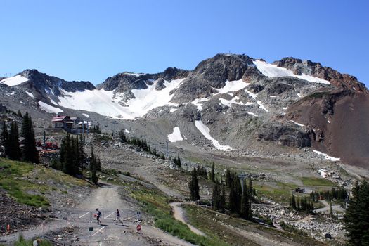 The Peak Of Whistler Mountain - The Host Mountain For The 2010 Olympic And Paralympic Winter Games