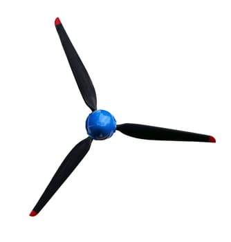 Propeller 3 blades, isolated against background