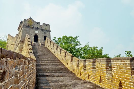 Section of The Great Wall in mutianyu site, China