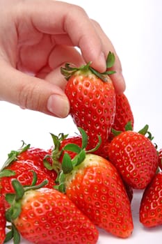 takeing stawberry 