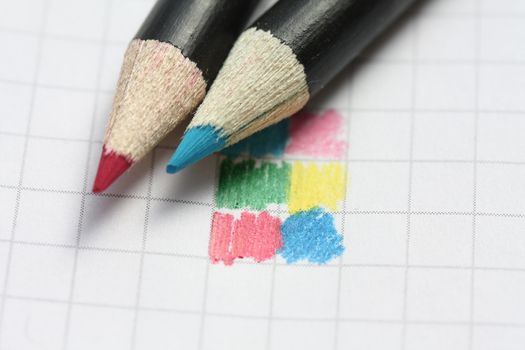 unused color pencils