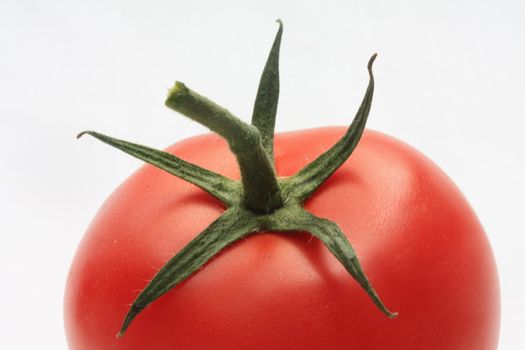 close up of a fresh tomato