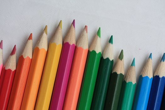 unused color pencils