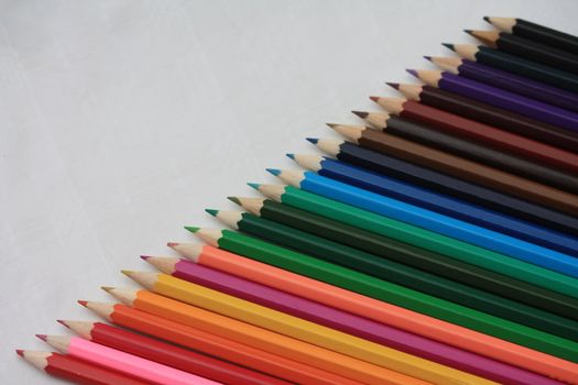 unused color pencils