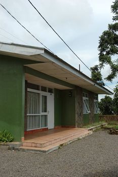 villager house in patuha tea plantation, west java-indonesia