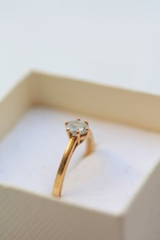 diamond ring in a ringbox