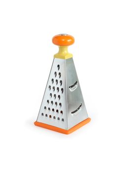 New grater standing on white background. Clipping path is included