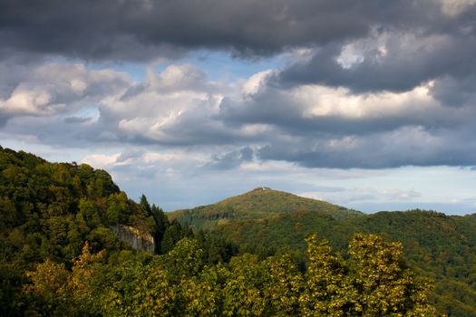 The Siebengebirge mountains in North Rhine-Westphalia