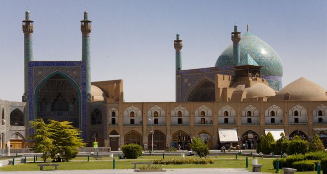 Esfahan - Iran view on Sheikh Lotf Allah Mosque..