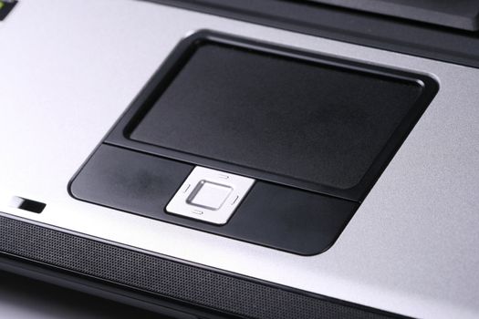 A laptop mouse pad