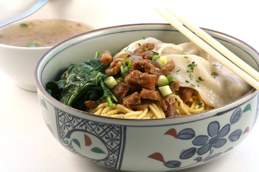 A bowl of noodle, asian cuisine