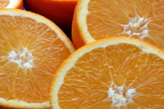 Slice up oranges